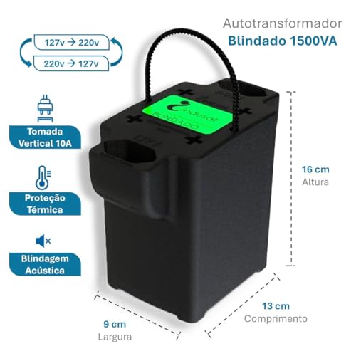 Auto Transformador 1500Va Bivolt Blind - Indusat