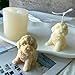 XMOX Silikonformen für Hunde, Teddy-Hund, Kerze, Tierharz-Formen für Seife, Sojawachs, Epoxidharz, DIY, Handwerk, Welpen, Heimdekoration, Hochzeitsfeier, Heimdekoration