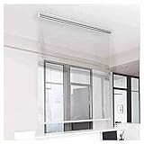 XJJUN Transparente Rollos, Vinyl Rollo Rollo Regendichter Vorhang Mit Beschlägen Zum Garten Pergola Terrasse (Farbe : Klar, Größe : 0.6x3m)