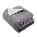 EMME Baby Blanket Fuzzy Sherpa Fleece Blankets Soft Warm Receiving Blankets for Toddler, Infant, Boys and Girls Gift Reversible Cozy Blanket for Crib, Stroller, Nap, Outdoor, Decor (Grey, 30"x40")