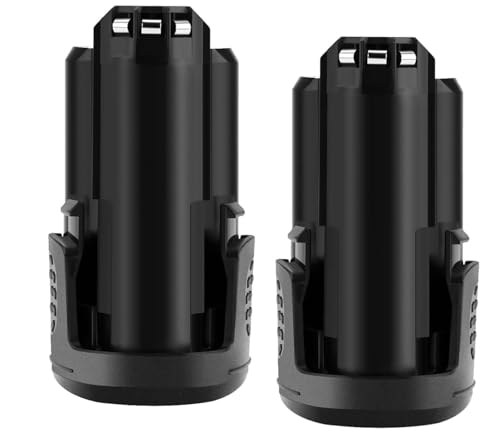 Hanaix 2Pack 3.0Ah 12V Battery Replacement for Dremel B812-01 B812-02 B812-03 Compatible with Dremel 8200 8220 8300 Cordless Tools