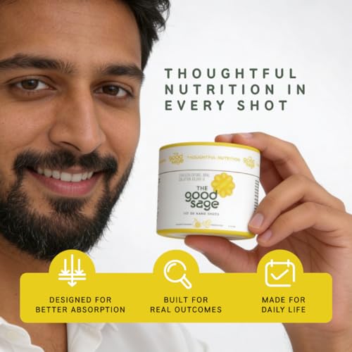 Image of The Good Sage Vitamin D3 60000 IU Nano Shots | Cholecalciferol Oral Solution | Sugar Free Orange Flavour | Nano Absorption | Bones Immunity Muscles | Thoughtful Nutrition
