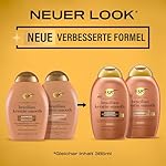 OGX Brazilian Keratin Smooth Shampoo, glättende Haarpflege mit Kokosöl, Avocadoöl & Keratin für geschmeidiges & glänzendes Haar, pflegendes Keratin Shampoo mit LipiPro Shield Technologie (385 ml) – Bild 5
