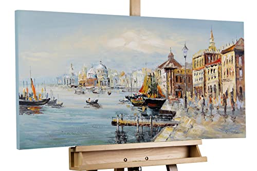KunstLoft Peinture Acrylique sur Toile 'Mon rêve de Venise' 100x50cm Peinte à la Main Cover