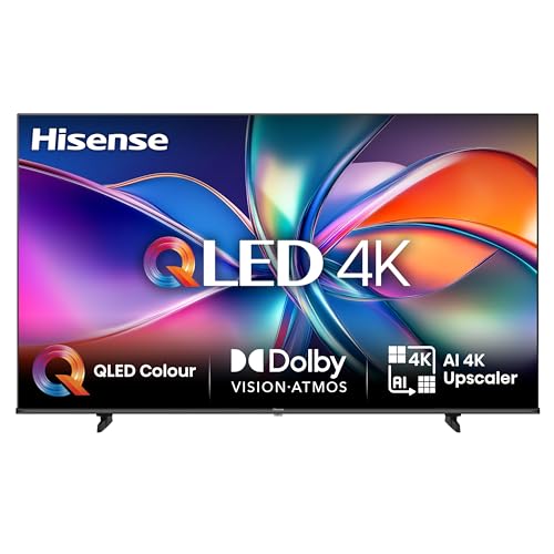 Immagine prodotto: Hisense TV 65" QLED 4K 2025 65E78Q, Smart TV VIDAA U8, Dolby Vision, HDR 10+, Game Mode Plus, Dolby Atmos, Alexa Built-in, VIDAA Voice, Tuner DVB-T2/S2 HEVC 10, lativù 4K, 65'', 2025 QLED 60Hz