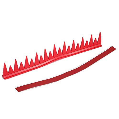 Yctze Accessoires universels de Chapeau d'équitation de décoration d'autocollant de crête de Coq de Casque de Moto (Rouge) I8z159 Universel Moto Casque Cockscomb Autocol