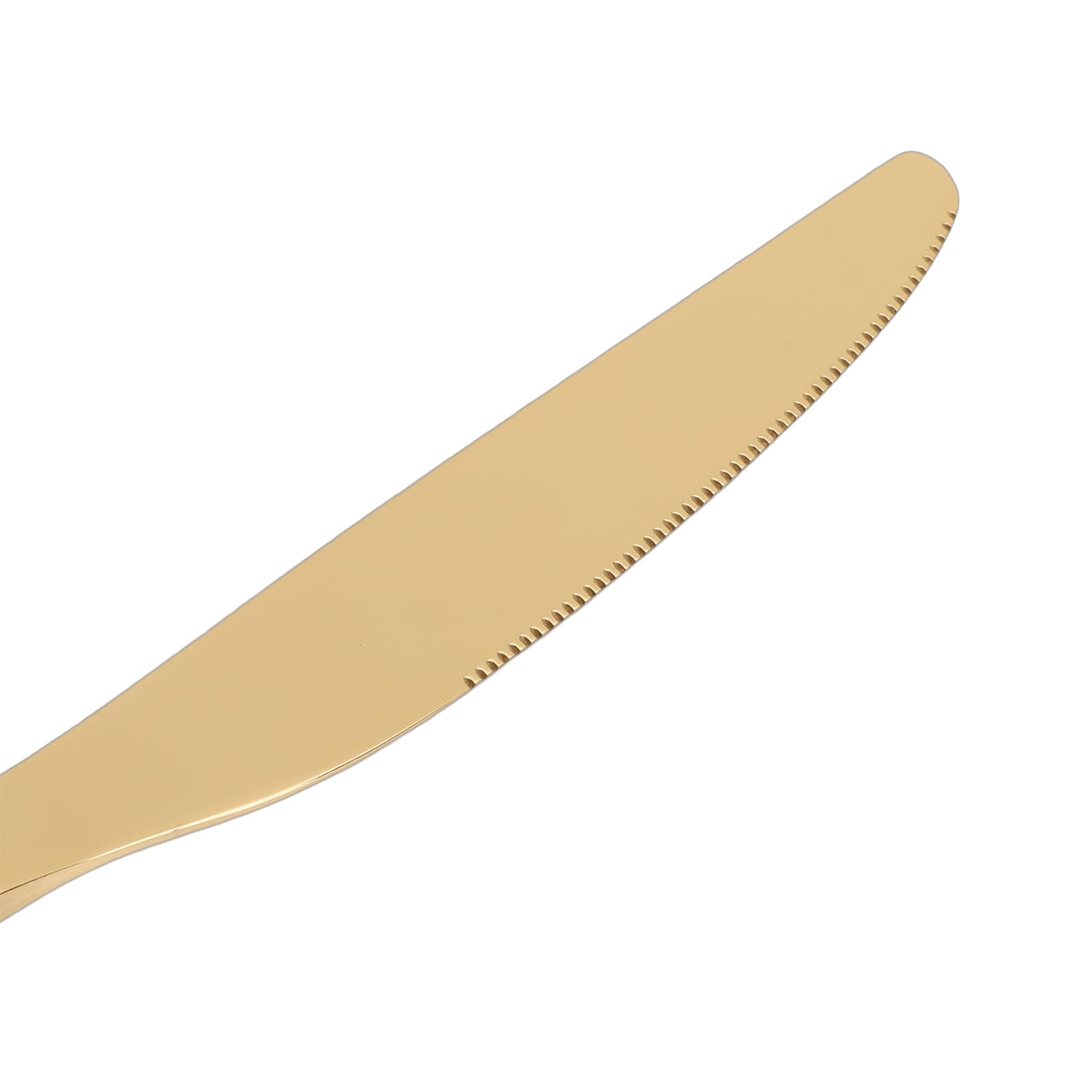 Haofy Elegante Juego de Cubiertos para 6 Cubiertos de Acero Inoxidable de Primera Calidad, 24 Piezas con Acabado Pulido de Acero Inoxidable 18/10 para Restaurante, Boda, Fiesta, (Patrón De Piedra Oro)