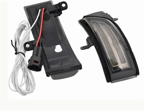 車のバックミラーの方向指示器 用のスバル用 サイドミラーインジケーターライト 用のアウトバック用 用のインプレッサ用のWRX用のSTI用 用のフォレスター用 用のレガシー用 2個(Smoked lens)