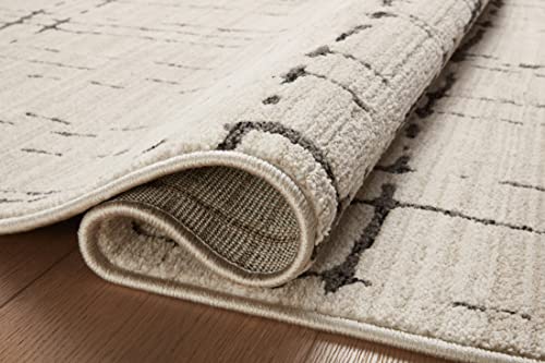 Image of Loloi Darby Collection DAR-06 Sand /Dk. Grey 7'-10 inch x 10' Area Rug