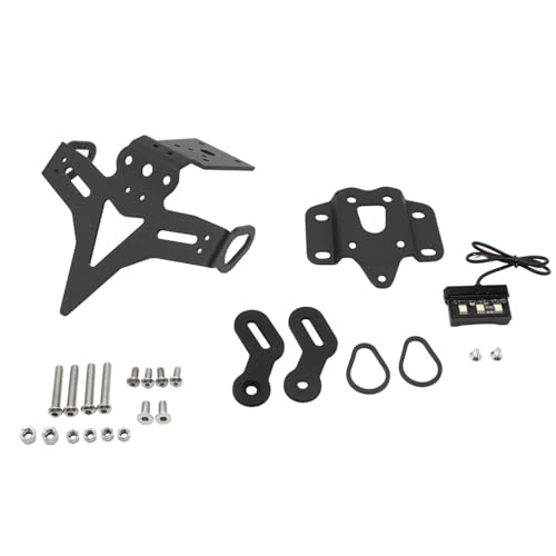 Compatível com Yamaha MT-07 MT07 FZ-07 Suporte de placa de matrícula para motocicleta Kit eliminador
