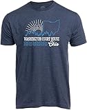 Washington Court House, OH | Ohio Tee Midwest State OH Pride T-Shirt for Men Women - (Adult,L) Vintage Navy