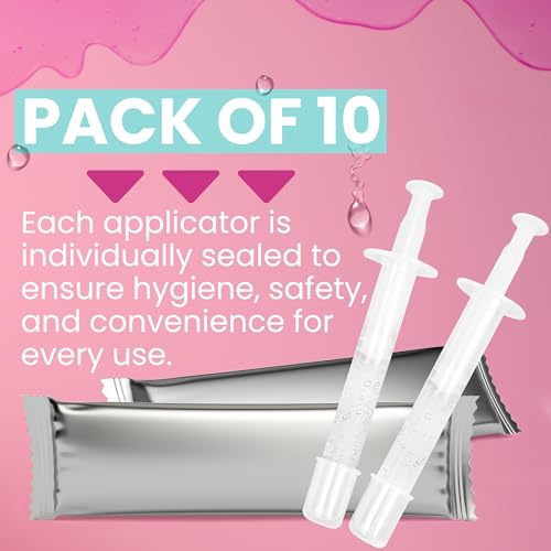 Hydro GYN Vaginal Moisturizer | Long Lasting for Vaginal Dryness & Irritation | Hyaluronic Acid & Vitamin E | Feminine Care Hormone Free | Pre and Post Menopausal I 10 Pre Filled Applicators