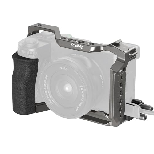 Image of SmallRig Hawklock Quick Release Cage Kit for Sony Alpha 6700, with Multiple Mounting Interfaces and Built-in Quick Release Plate for Arca-Swiss Plate and NATO Rail, with Cable Clamp for HDMI - 5060