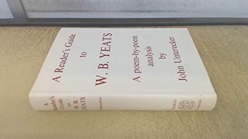 A Reader's Guide to William Butler Yeats B0000CKEBI Book Cover