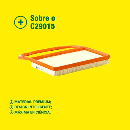 MANN-FILTER Original, Filtro do Ar, C29015 para VW Gol, Polo, Fox, up, Voyage