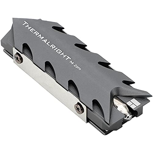 Thermalright M.2 2280 Pro SSD Heatsink, 8 mm Heatpipe, High Performance Double Side Thermal Pad, 2280 SSD Cooler