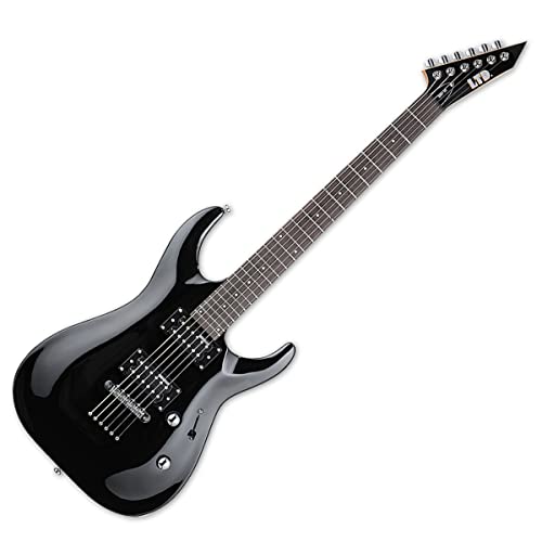 ESP LTD MH-10 KIT BLK Guitare électrique noire + câble jack Keepdrum - Les Beatles, Paul McCartney, John Lennon, RIngo Starr, George Harrison ESP LTD MH-10 KIT BLK Guitare électrique noire + câble jack Keepdrum – Image 4