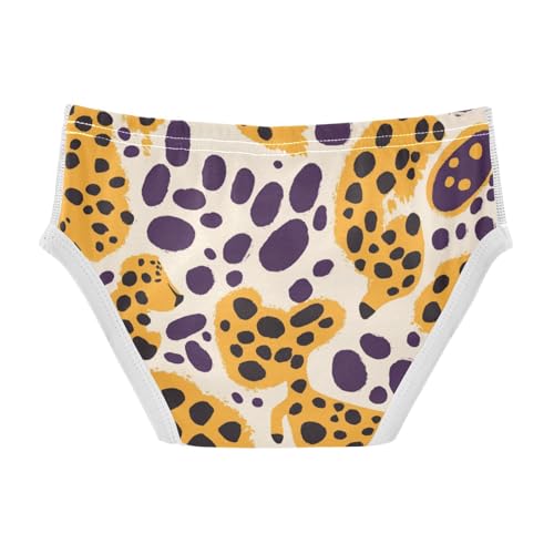 KLL Brown Pattern Toddler Boy Pure Cotton Boxer Briefs Breathable Children Undies2