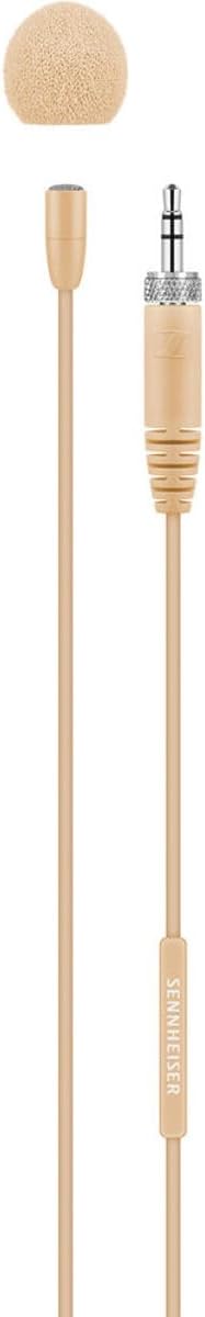 Sennheiser Pro Audio Condenser Omni Lavalier, Beige, (MKE ESSENTIAL 3.5mm)