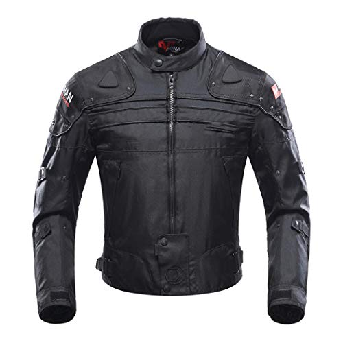 Veste de moto pour homme noire en taille L pour la course de motocross en automne