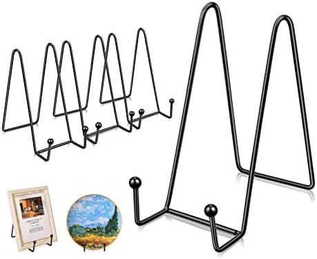 IPAME 10 Inch Large Plate Display Stands - 2 Pack Metal Easel Holders For Plates, Plaques, Books, Frames - View #8