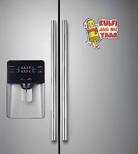 Image of Wooden Kulfi Jam GAI Yaar Fridge Magnet for Refrigerator Home, Kitchen and Office Decoration Multicolor