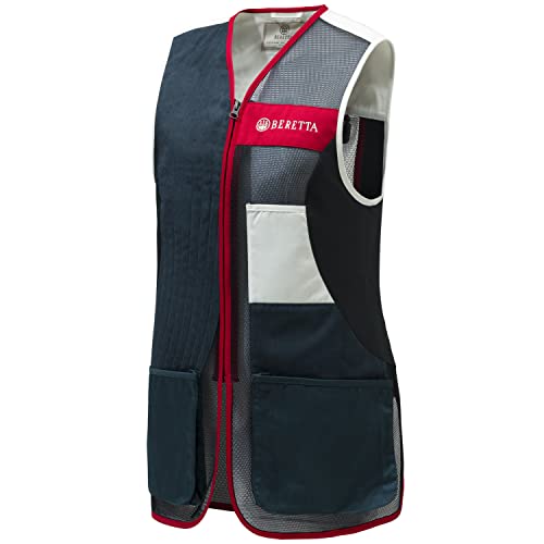 Beretta Women's Uniform Pro 20.20 Micro Lightweight Breathable Meshed Cotton Shooting Vest with Expandable Front Pockets