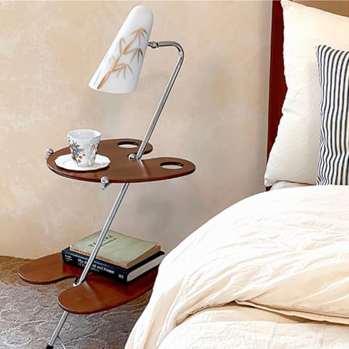 Lámpara de pie Shower Head con mesa, luz focalizada de lectura para un dormitorio moderno 5