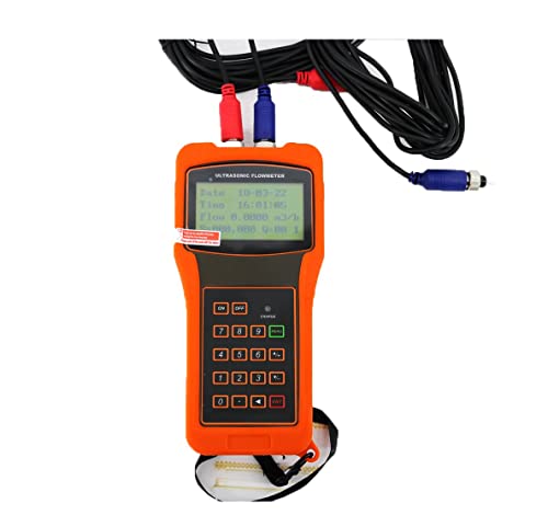 Cnyst Ultrasonic Flow Meter Liquid Flowmeter Tuf-2000H With 3 Size Transducer For Pipe Diameter Dn25 To 6000Mm Lcd Display Max Liquid Temperature 90 Degrees Celsius #TOP3
