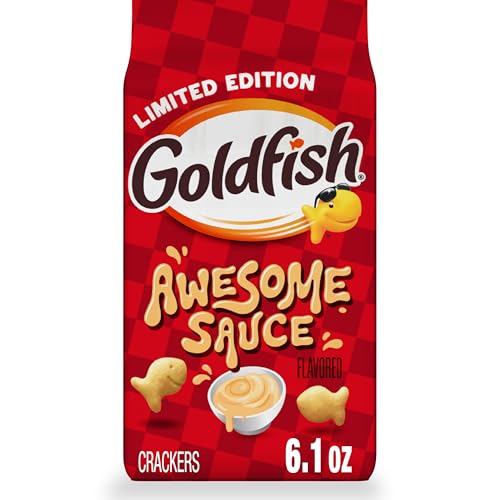 99¢ coupon - Goldfish Awesome Sauce Crackers, 6.1oz