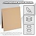 PATIKIL Chipboard Book Board, 11 x 11 inch 22 PT 20 Pcs Thick Chipboard Kraft Paper Sheets Bookbinding Making Supplies Kit for Designer Craft Book Binding Cover Backing Craft, Wood