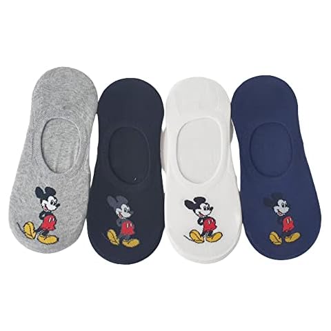 WOWFOOT Women Character No Show Socks Low Liner Cut Ankle Cotton (4piar-No Show II) Cover