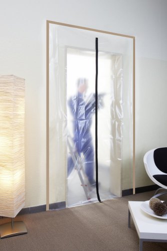 wolfcraft Schmutzschleusen-Set I 4005000 I Staubschutzvorrichtung 2,2 x 1,25 m