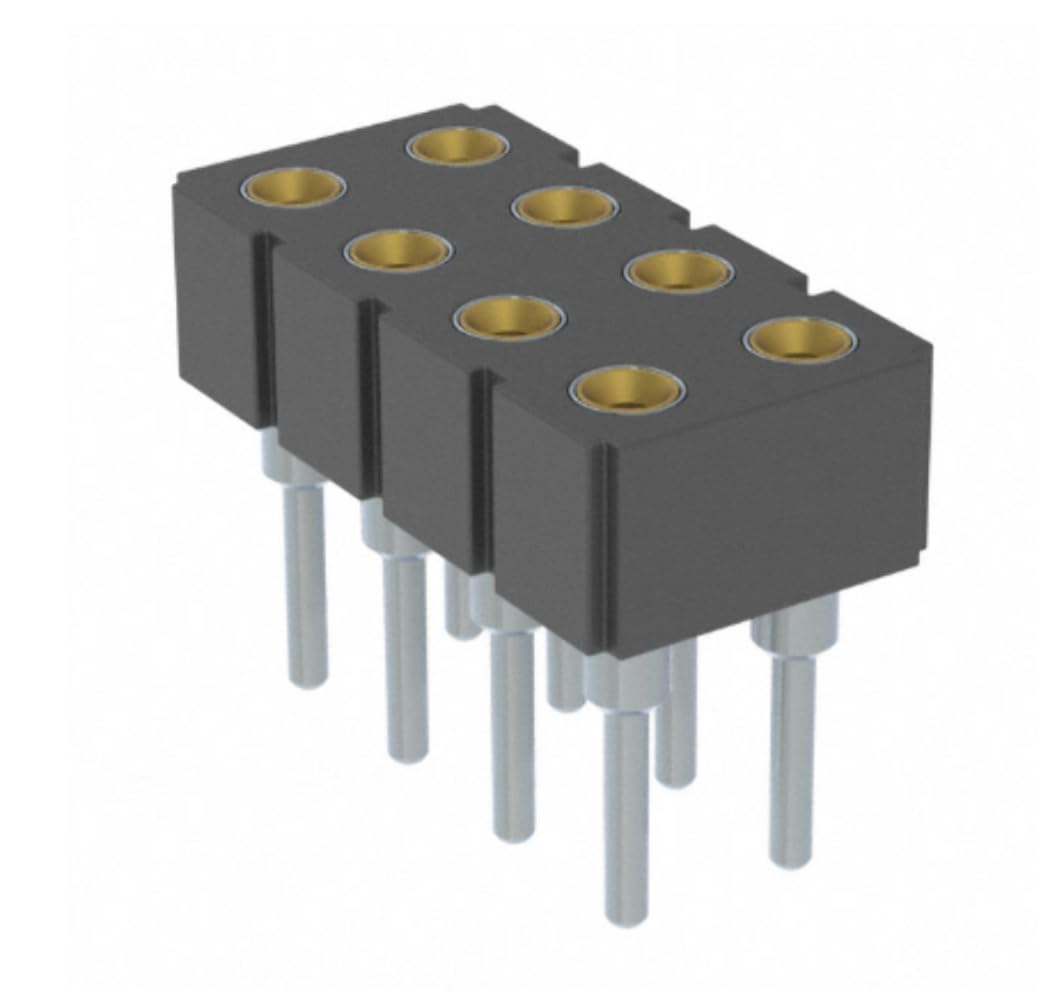 AVLIS-CO 803-43-008-10-002000 Connector 8 Position Receptacle Connector 0.100