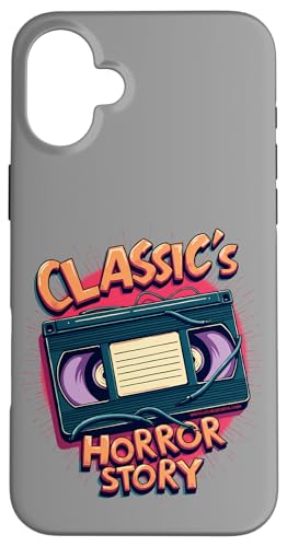Classic's Horror Story VHS�e�[�v �X�}�z�P�[�X iPhone 16 Plus �p
