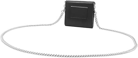 Maison Margiela ブラック ウォレットチェーン メゾンマルジェラ 二つ折り財布 コインケース チェーン