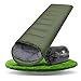 STAHLWERK Schlafsack 220 x 85/85 cm bis -15°C - Großer Outdoorschlafsack, 330g/m2 Füllung, extralanger Campingschlafsack, Mumienschlafsack, Reiseschlafsack, Sommer- und Winterschlafsack, Trekking