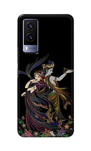 Image of Lord Radha and Krishna Hard Back Case Cover for Vivo V21e 5G Back Cover -(J5) VNS2223