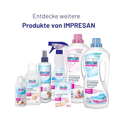 Desinfektionstücher für Hände und Oberflächen von Impresan