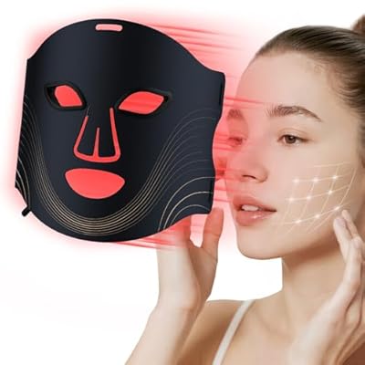 Red Light Therapy for Face,Infrared Face Mask L...