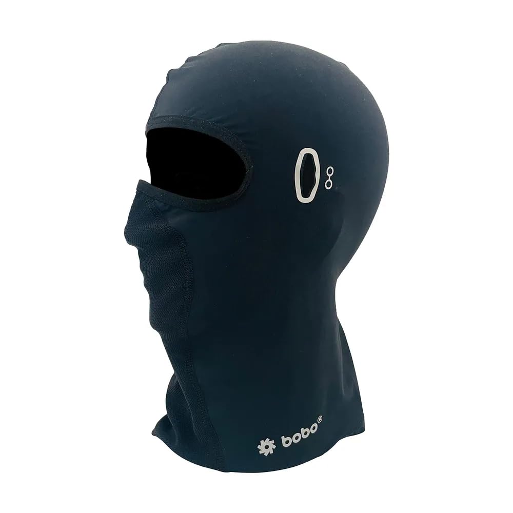 BOBO BC1 Premium Performance Balaclava, Ice Silk Fabric, SPF 50+ UV Protection, Breathable Mesh, Eyeglass Compatible, Black BOBO BC1 Premium Performance Balaclava, Ice Silk Fabric, SPF 50+ UV Protection, Breathable Mesh, Eyeglass Compatible, Black