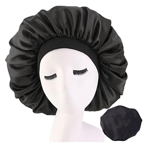 SZXMDKH Large Silky Satin Bonnet for Curly Hair Cover