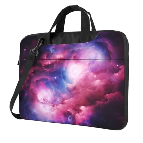 Maletín portátil impermeable 15.6 pulgadas 3D Magical Nebula miniatura 1
