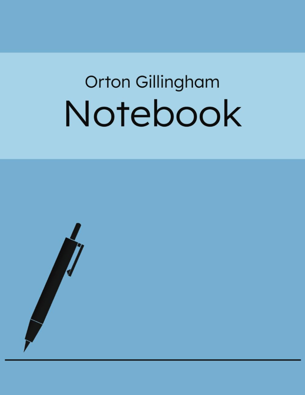 Orton Gillingham Dictation SOS Response Book (blue)