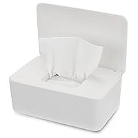 Vista 1 de NOVWANG Dispensador de toallitas, soporte para toallitas para bebés, mantiene las toallitas frescas, contenedor de toallitas recargables
