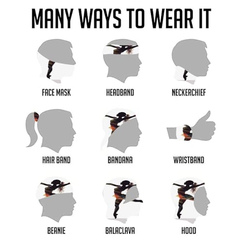 Balaclava elástica para danza y clima frío, pasamontañas para cuello, bufanda cortaviento para hombre y mujer, para motocicleta, ciclismo, esquí y más miniatura 6