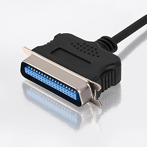 INNOV8 USB 2.0 A Male to Parallel IEEE 36 Pin DB36 Printer Adapter Cable 1.5m, Black - Image 2