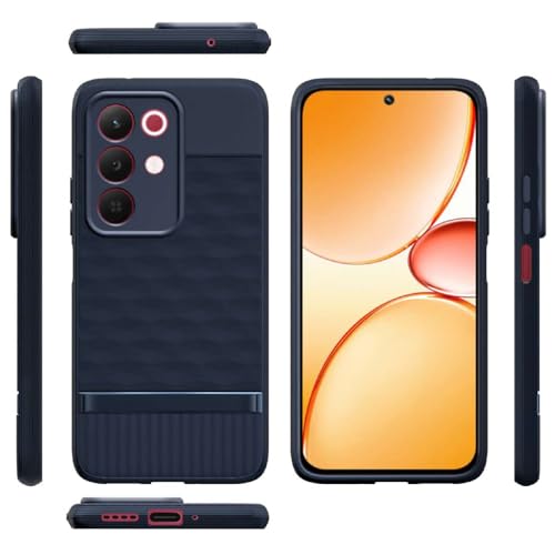 Image of Shockproof Case for Realme 15x 5G / C85 5G / Narzo 90x 5G | Full Camera Protection | TPU Flexible Back Cover for Realme 15x 5G / C85 5G / Narzo 90x 5G (Steel Blue)