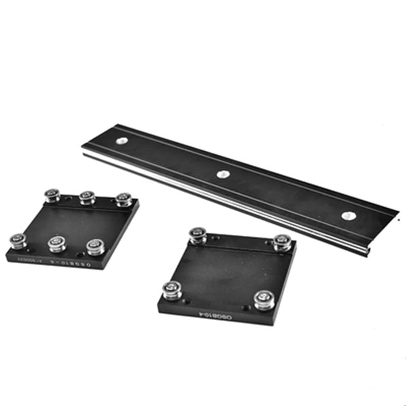 1 Guida lineare a rulli OSGR10 300 400 500 600 700 800 900 1000 1100 mm + 1 Carrello Scorrevole con Blocco Ruota OSGB10 for Stampante 3D(1pc OSGB10-4UU,500mm)