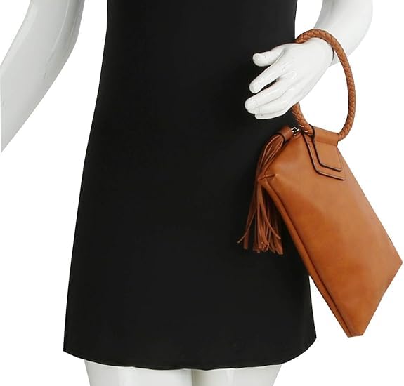Image of Womens Clutch Purse Wristlet Wallet Evening w /Hand Strap Casual Formal Vegan Leather - Metro Muse